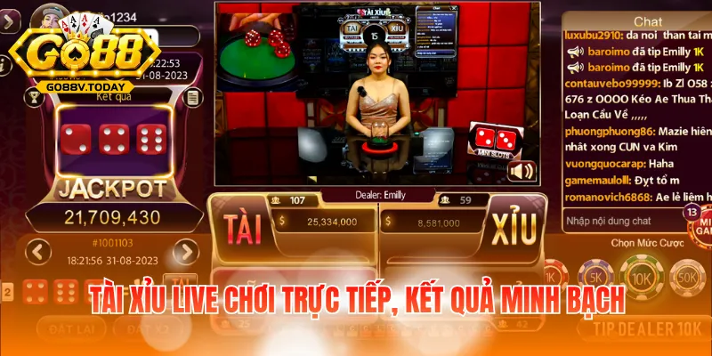 Tài xỉu live chơi trực tiếp, kết quả minh bạch